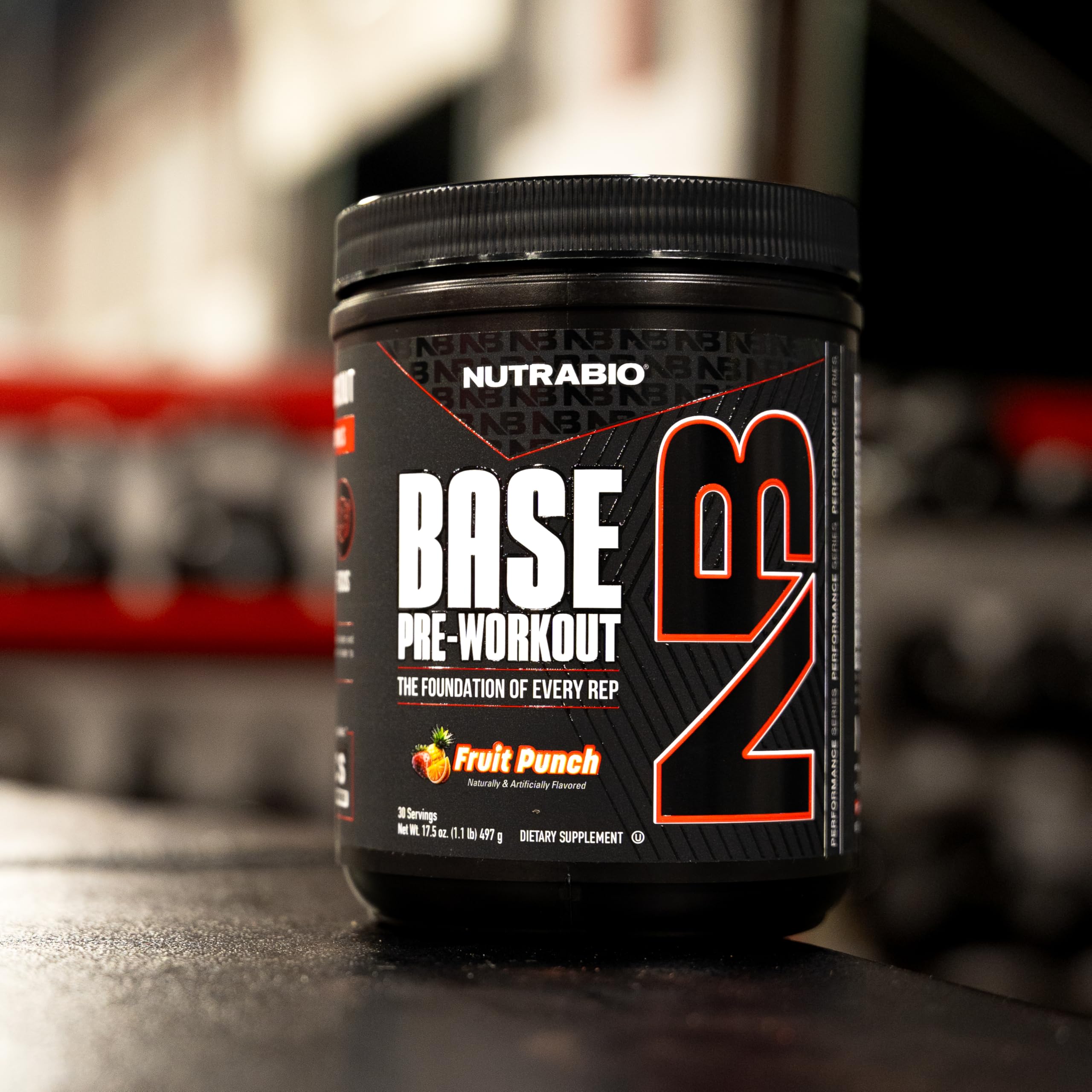 NutraBio Base Pre-Workout Powder 200mg Caffiene, Sustained Energy, Focus, Endurance, Pump, Sugar Free, Clean Preworkout for Men and Women - Beta Alanine, L-Tyrosine, 30 Servings - Fruit Punch - Image 5