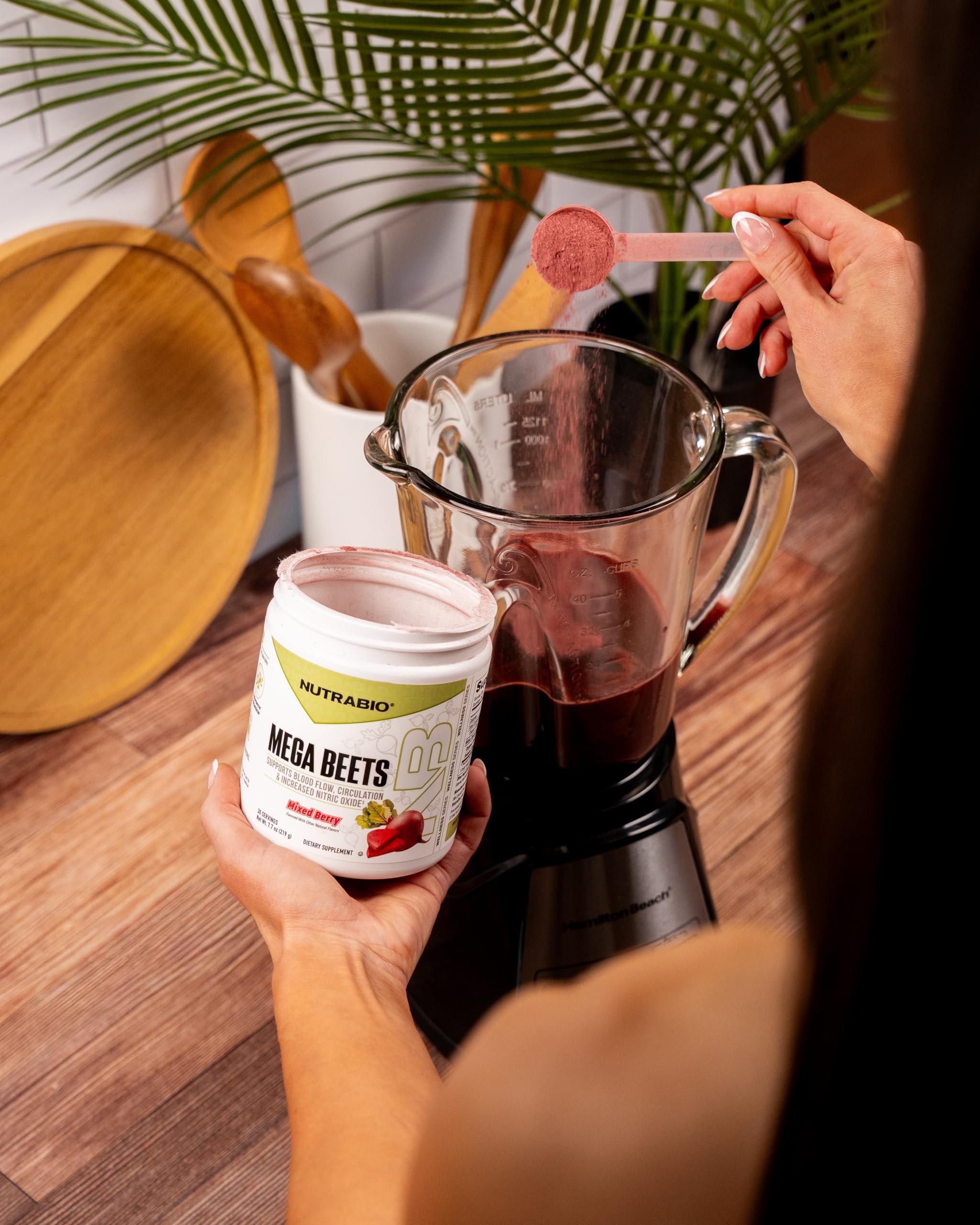 NutraBio Mega Beets- Organic Beet Root Powder Nitric Oxide Superfood, NO3-T Nitrates and Antioxidants - Super Beets Supplement- Supports Performance, Circulation, Blood Flow, Overall Health - 30Sv - Image 6